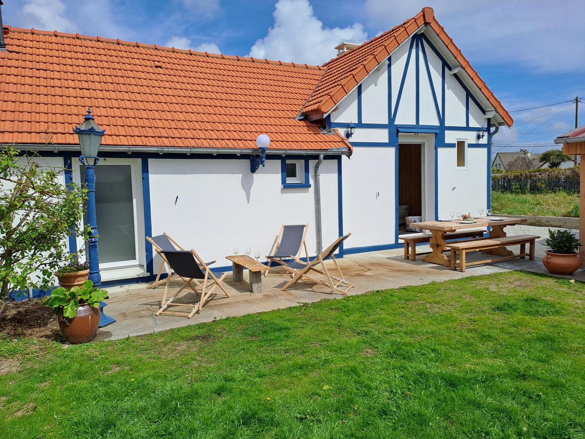 Les Goelettes A 250 M De La Plage Barneville-Carteret Exterior photo